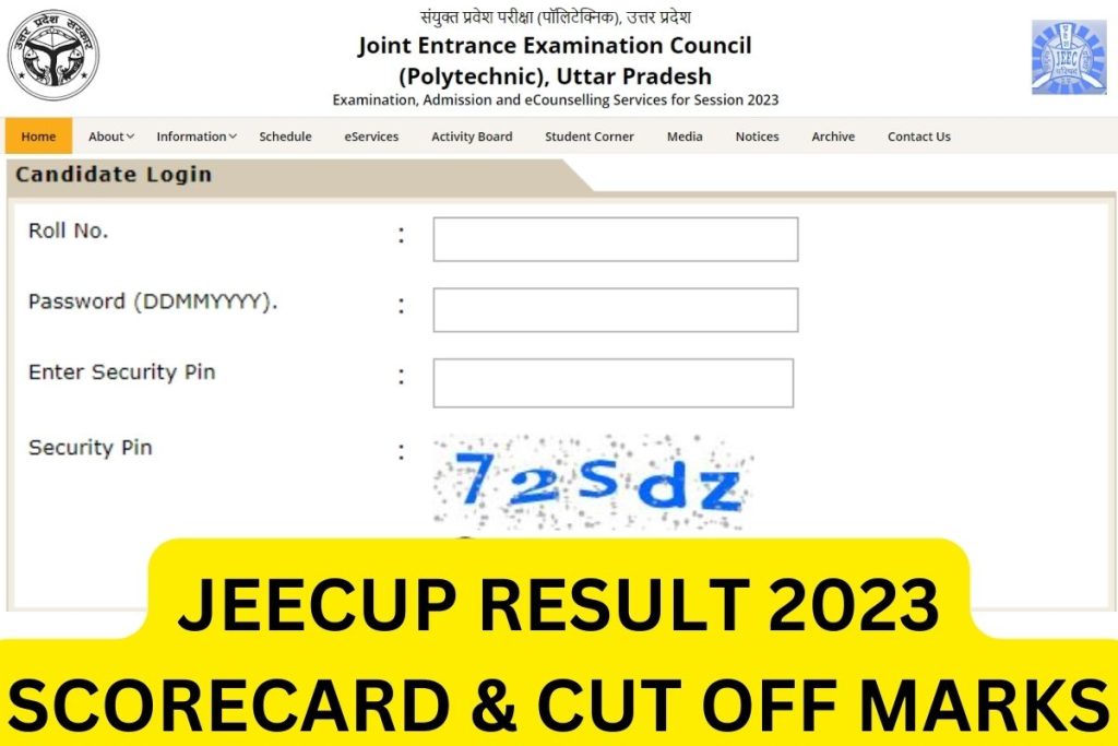 Jeecup Result Out Up Polytechnic Merit List Cut Off Marks