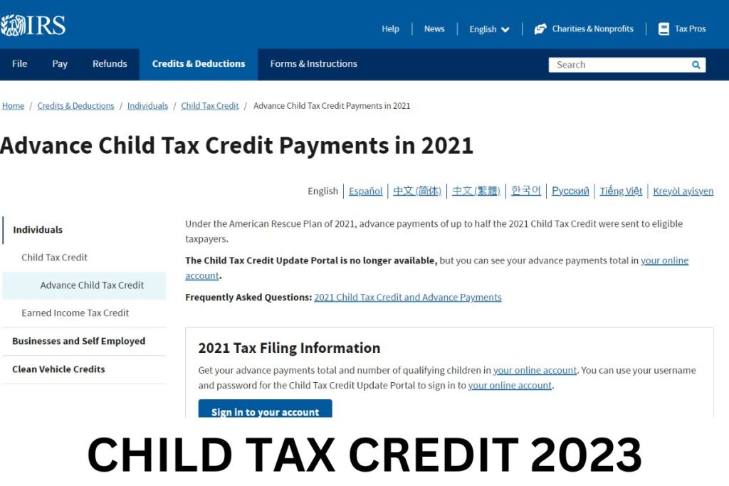 Child Tax Credit 2023 Credit Amount, Payment Schedule, Requirements