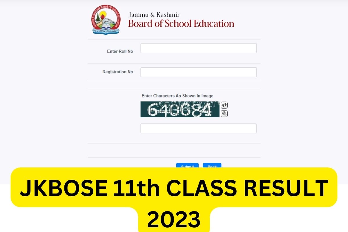 JKBOSE 11th Class Result 2023, XI Jammu/ Kashmir Division jkbose.nic.in