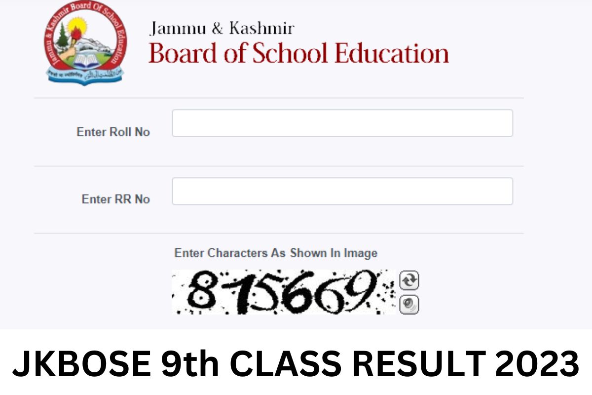 JKBOSE 9th Result 2023, JK Board Class 9 Marksheet jkbose.nic.in