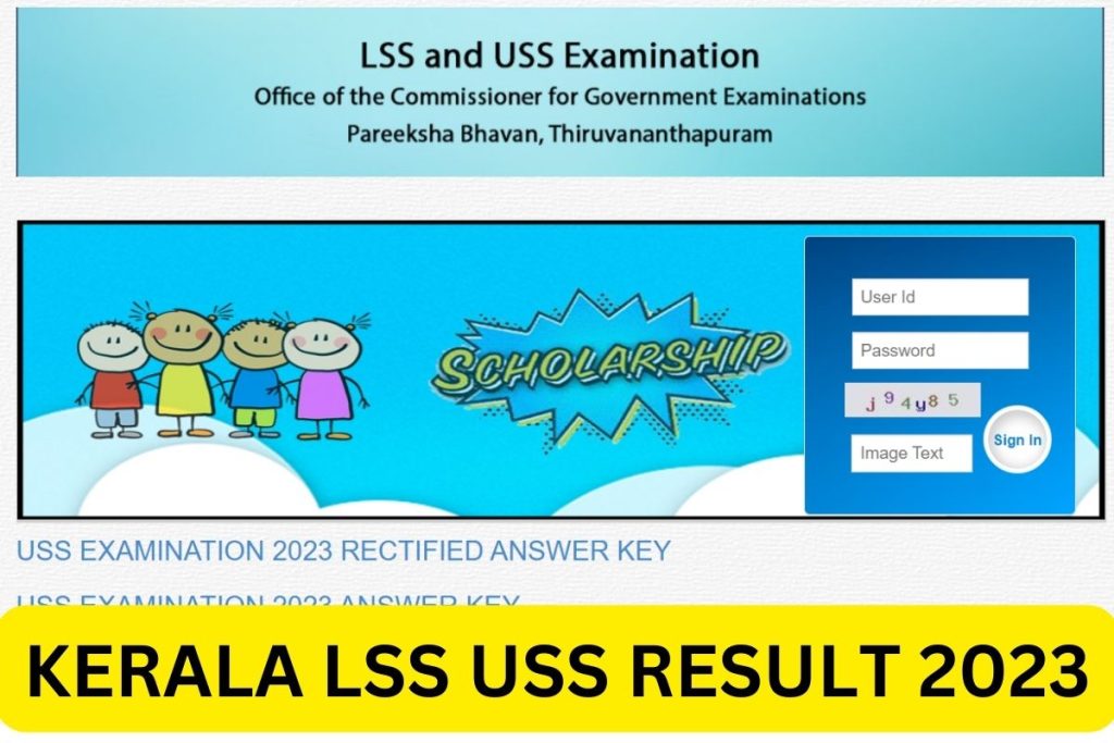 Kerala LSS USS Result 2023, bpekerala.in School Wise Scholarship Result