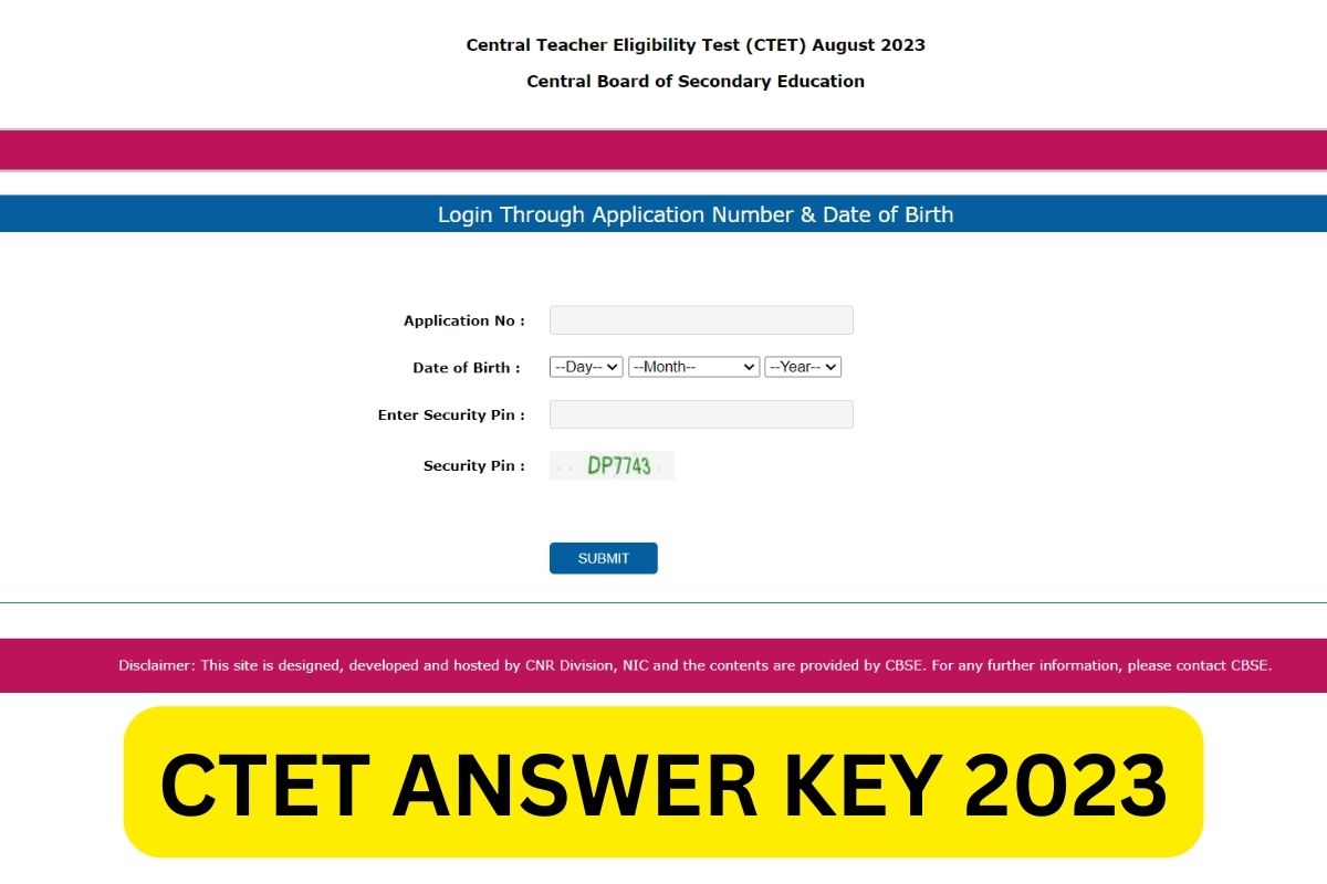 CTET Answer Key 2023 Download PDF Paper 1 And 2 - Sarkari Job Corner