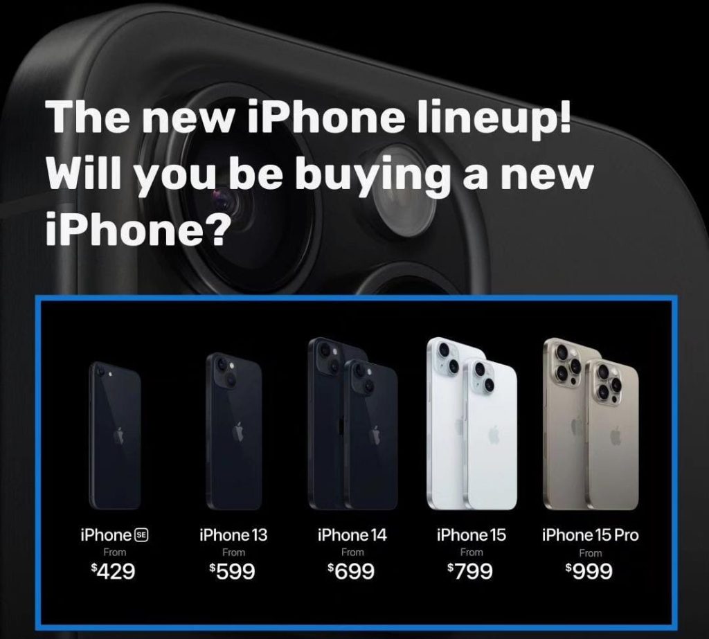 iPhone 15, 15 Plus, 15 Pro, and 15 Pro Max pre-bookings begin. How