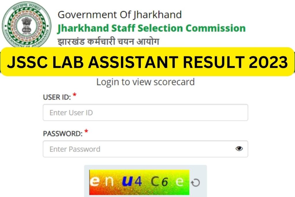  JSSC Lab Assistant Result 2023 Cut Off Marks Merit List Link