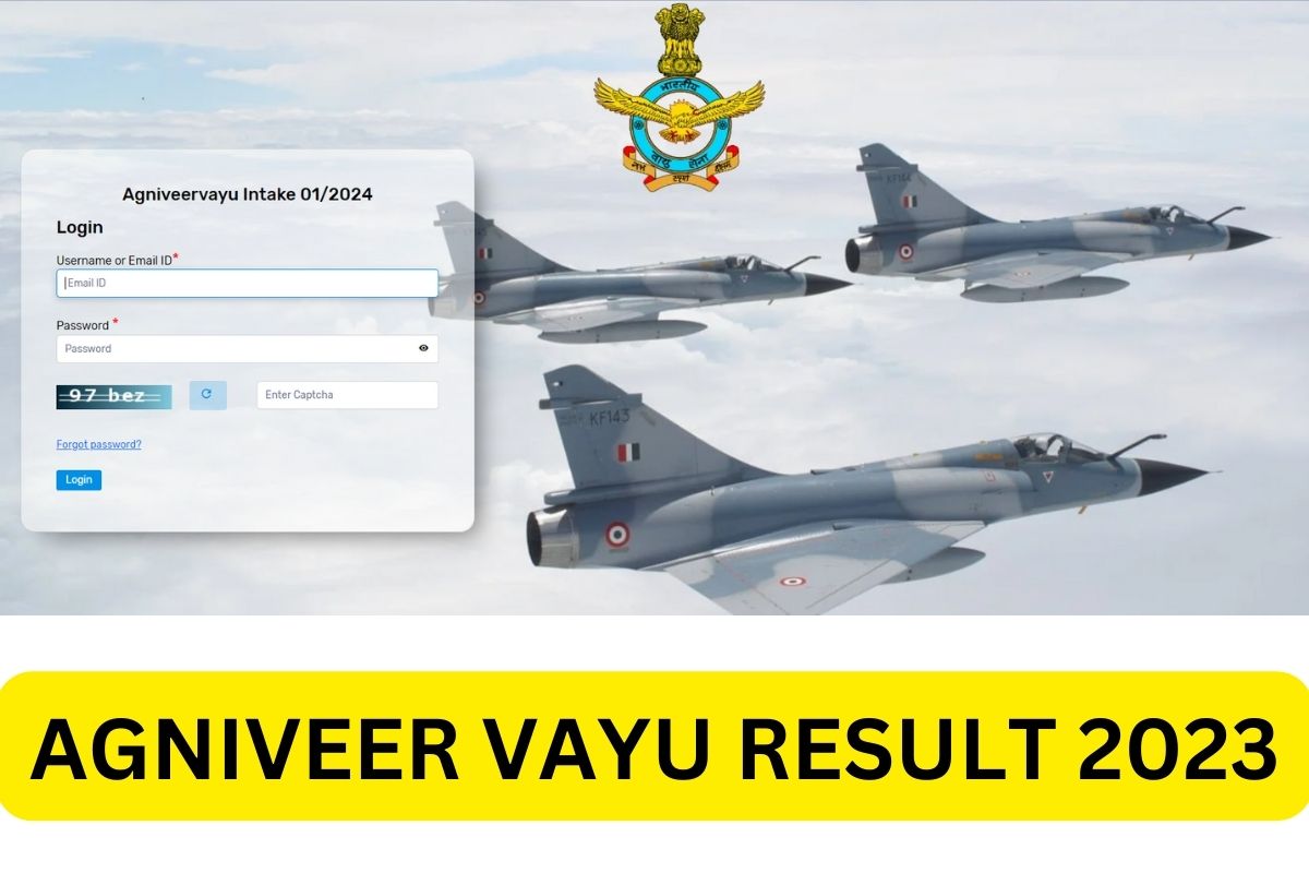 IAF Agniveer Vayu Result 2024, (Out) Cut Off Marks, Merit List