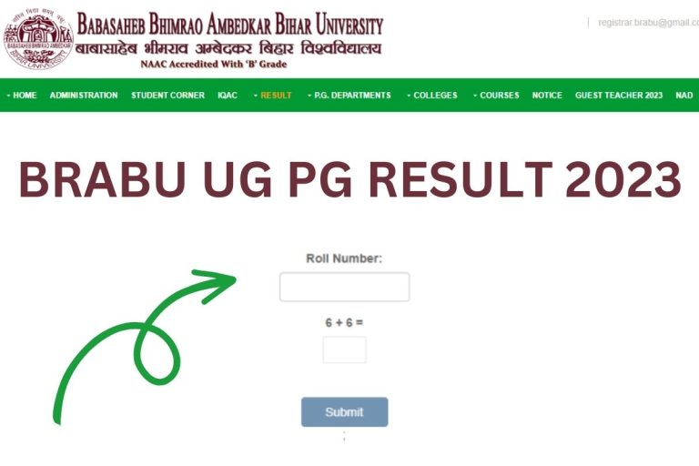 BRABU Result 2024, Brabu.ac.in BA BSc BCom Part 1, 2, 3 Results