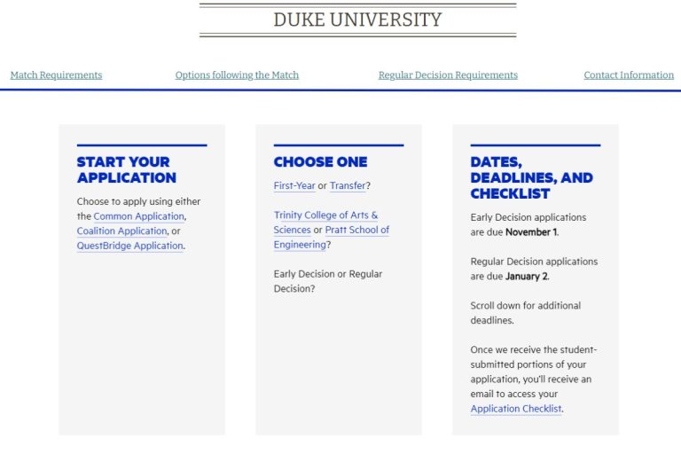 Duke University Admission 2024, Cost, Ranking, Requirement
