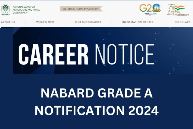 NABARD Grade A Notification 2024, AM Apply Online Link